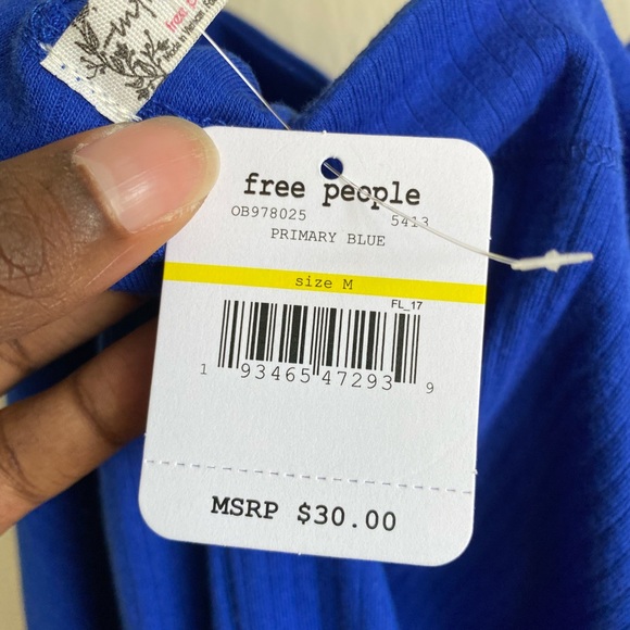 Free People Marissa Blue Bodysuit NWT - Picture 9 of 10